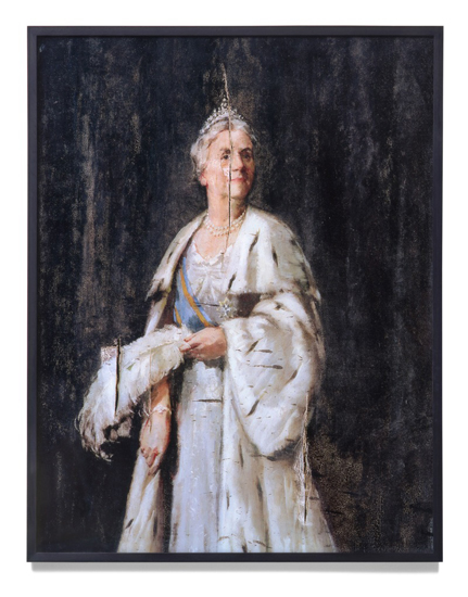 Gert Jan Kocken, Queen Wilhelmina, Jakarta. Defacement 6 May 1960, 2006, Amsterdam, Archives of the Rijksmuseum