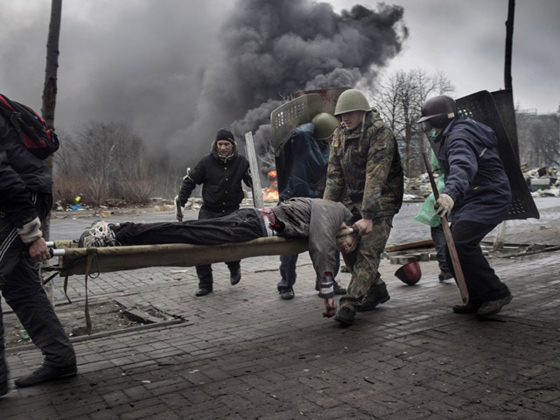 «Final fight for Maidan»,  Jérôme Sessini, Spot News, 2nd prize stories